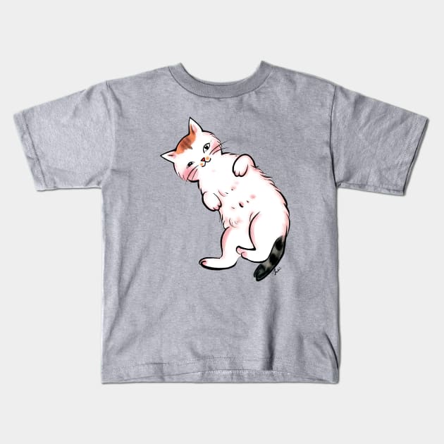 Cute baby cat Kids T-Shirt by juliewu